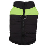 Maxbell Pet Dog Clothes Vest Jacket Warm Puppy Waterproof Winter Padded Coat Green XXL