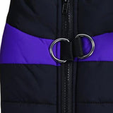 Maxbell Pet Dog Clothes Vest Jacket Warm Puppy Waterproof Winter Padded Coat Purple XL