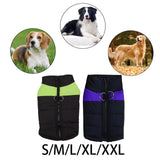 Maxbell Pet Dog Clothes Vest Jacket Warm Puppy Waterproof Winter Padded Coat Purple S