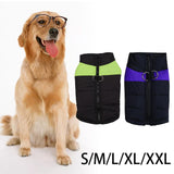 Maxbell Pet Dog Clothes Vest Jacket Warm Puppy Waterproof Winter Padded Coat Purple S