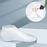 Maxbell Shoes Mold Socks Mold Display Mannequin Foot Model Tools Shop Feet Manikin Boat Socks white