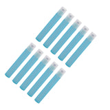 Maxbell 10 Count 10ml Plastic Essential Oil Roller Bottles Roll On  Blue