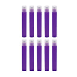 Maxbell 10 Count 10ml Plastic Essential Oil Roller Bottles Roll On  Purple