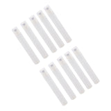 Maxbell 10 Count 10ml Plastic Essential Oil Roller Bottles Roll On  White