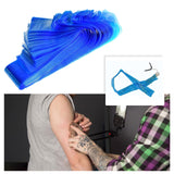 Maxbell 100x Dustproof Tattoo Clip Cord Sleeves Plastic Tattoo Accessories Blue