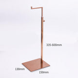 Maxbell Handbag Display Rack Shoulder Bags Purse Stand Multi Purpose for Countertop Rose Gold Drawing