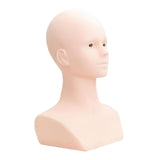 Maxbell Mannequin Head for Displaying Scarves Headbands Hair Styling Show Jewelry without Makeup