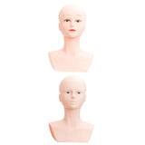 Maxbell Mannequin Head for Displaying Scarves Headbands Hair Styling Show Jewelry with Makeup