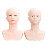 Maxbell Mannequin Head for Displaying Scarves Headbands Hair Styling Show Jewelry with Makeup