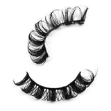 Maxbell 10 Pairs Russian Strip Lashes DD Curl Curly Eye Lashes Handmade C