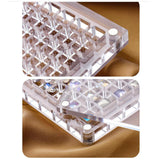 Maxbell Nail Rhinestones Storage Box Jewelry Container for Nails Art Rings 100 Grids