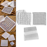 Maxbell Nail Rhinestones Storage Box Jewelry Container for Nails Art Rings 36 Grids