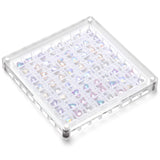 Maxbell Nail Rhinestones Storage Box Jewelry Container for Nails Art Rings 36 Grids