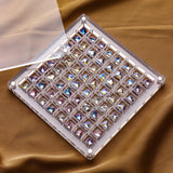 Maxbell Nail Rhinestones Storage Box Jewelry Container for Nails Art Rings 36 Grids