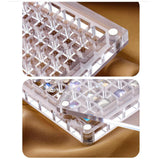 Maxbell Nail Rhinestones Storage Box Jewelry Container for Nails Art Rings 36 Grids