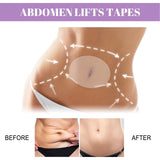 Maxbell Abdomen Lifting Pad Belly Tape Anti Wrinkle Remover Skin Care Easy to Use