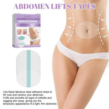 Maxbell Abdomen Lifting Pad Belly Tape Anti Wrinkle Remover Skin Care Easy to Use