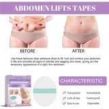 Maxbell Abdomen Lifting Pad Belly Tape Anti Wrinkle Remover Skin Care Easy to Use