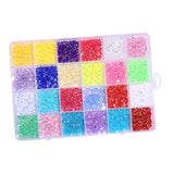 Maxbell 3500Pcs Nail Art Rhinestones Flat Bottom for Nail Art Body Art Phone Cases Bright Color