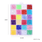 Maxbell 3500Pcs Nail Art Rhinestones Flat Bottom for Nail Art Body Art Phone Cases Bright Color