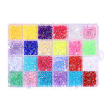 Maxbell 3500Pcs Nail Art Rhinestones Flat Bottom for Nail Art Body Art Phone Cases Bright Color