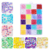 Maxbell 3500Pcs Nail Art Rhinestones Flat Bottom for Nail Art Body Art Phone Cases Bright Color