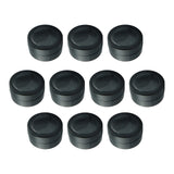 Maxbell Set of 10 Clear Lid 2 Gram Plastic Cosmetic Sample Empty Container Black