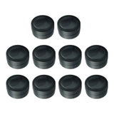 Maxbell Set of 10 Clear Lid 2 Gram Plastic Cosmetic Sample Empty Container Black