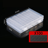 Maxbell 100Pcs Coin Capsules with Adjustable Foam Gasket Coin Protect Organizer Box