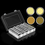 Maxbell 100Pcs Coin Capsules with Adjustable Foam Gasket Coin Protect Organizer Box