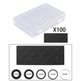 Maxbell 100Pcs Coin Capsules with Adjustable Foam Gasket Coin Protect Organizer Box