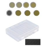 Maxbell 100Pcs Coin Capsules with Adjustable Foam Gasket Coin Protect Organizer Box