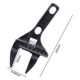 Maxbell 8" Spanner Repair Tool Water Pipe Hand Tool for Plumbing Kitchen Maintenance Standard with scale