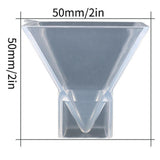 Maxbell 3x Clear Pyramid Silicone Mold Resin Casting Mould DIY Epoxy Crystal Tools