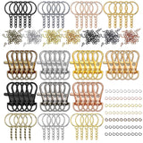 Maxbell 350x Metal Keychain Rings Bulk Key Ring for DIY Crafts Jewelry Making Key