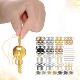 Maxbell 350x Metal Keychain Rings Bulk Key Ring for DIY Crafts Jewelry Making Key