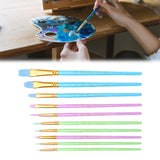 Maxbell 10 Pieces Artist Paint Brushes Set Watercolour Acrylic School Kid Craft