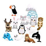 Maxbell Polar Animals Sewing Kit Make Your Own Winter Polar Animals for Kids Fun DIY