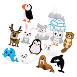 Maxbell Polar Animals Sewing Kit Make Your Own Winter Polar Animals for Kids Fun DIY