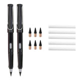 Maxbell 24x Sketching Drawing Art Kit Carbon Rods Eternal Pencil for Artist Blending