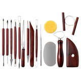 Maxbell 15x Pottery Clay Sculpting Tools Polymer Clay Tools Modeling for Art Craft