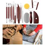 Maxbell 15x Pottery Clay Sculpting Tools Polymer Clay Tools Modeling for Art Craft