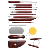 Maxbell 15x Pottery Clay Sculpting Tools Polymer Clay Tools Modeling for Art Craft