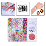 Maxbell Beads Gems Kids Letters DIY Mixed Bracelet Making Bead Set Craft Colorful