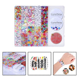 Maxbell Beads Gems Kids Letters DIY Mixed Bracelet Making Bead Set Craft Colorful