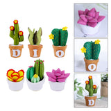 Maxbell Creative DIY Felt Succulent Plant Art Craft Kit Kids Toy for Home Christmas