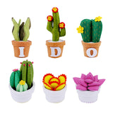 Maxbell Creative DIY Felt Succulent Plant Art Craft Kit Kids Toy for Home Christmas