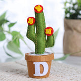 Maxbell Creative DIY Felt Succulent Plant Art Craft Kit Kids Toy for Home Christmas