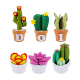 Maxbell Creative DIY Felt Succulent Plant Art Craft Kit Kids Toy for Home Christmas