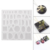 Maxbell Pendant Silicone Molds Necklace for Jewelry Making Supplies Studs Mould